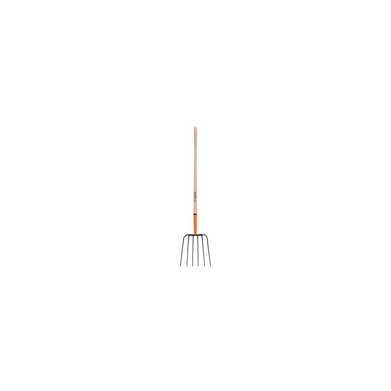Bieldo para paja 6 dientes mango largo TRUPER 48? Mod.BPJ-6