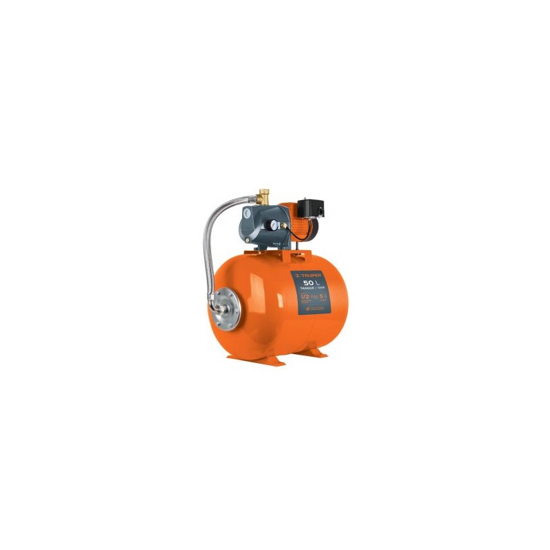 Bomba hidroneumática TRUPER 50 litros 1/2 HP Mod. HIDR-1/2×50