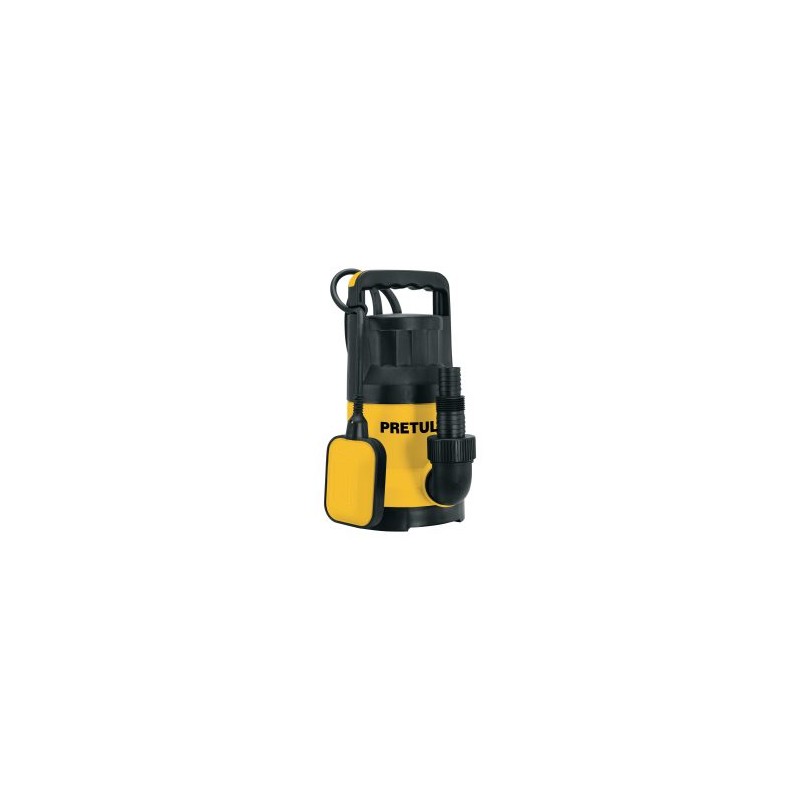 Bomba sumergible plástica para agua limpia PRETUL 1 HP Mod. BOS-1LPP