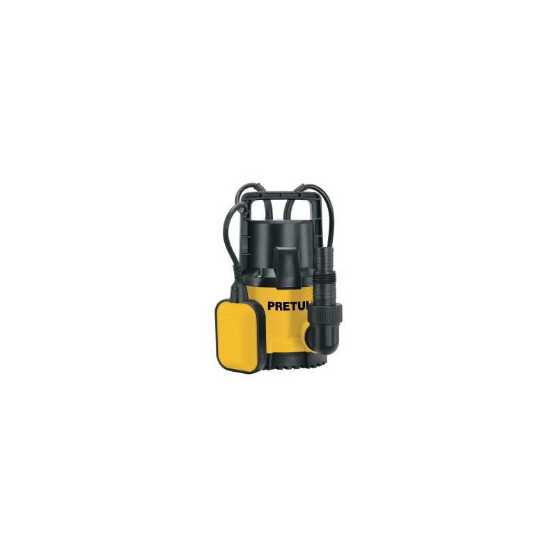 Bomba sumergible plástica para agua limpia PRETUL 1/2 HP Mod BOS-1/2LPP