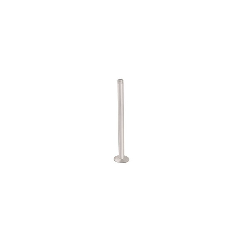 Brazo y chapetón para regadera Foset Element techo satinado Mod. BCH-710N