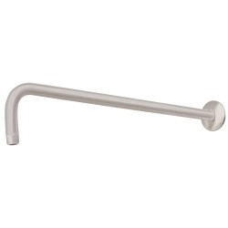 Brazo y chapetón para regadera Foset Riviera 50 centímetros satinado Mod. BCH-750N