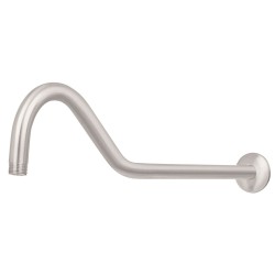 Brazo y chapetón para regadera tipo gancho Foset Element 50 centímetros Mod. BCH-720N