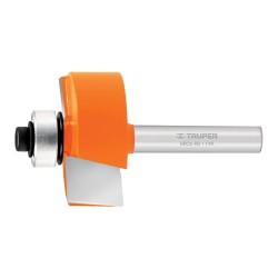 Broca rebajadora con balero para router Truper