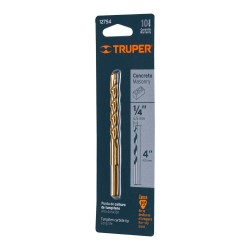 Brocas para concreto Truper en blíster